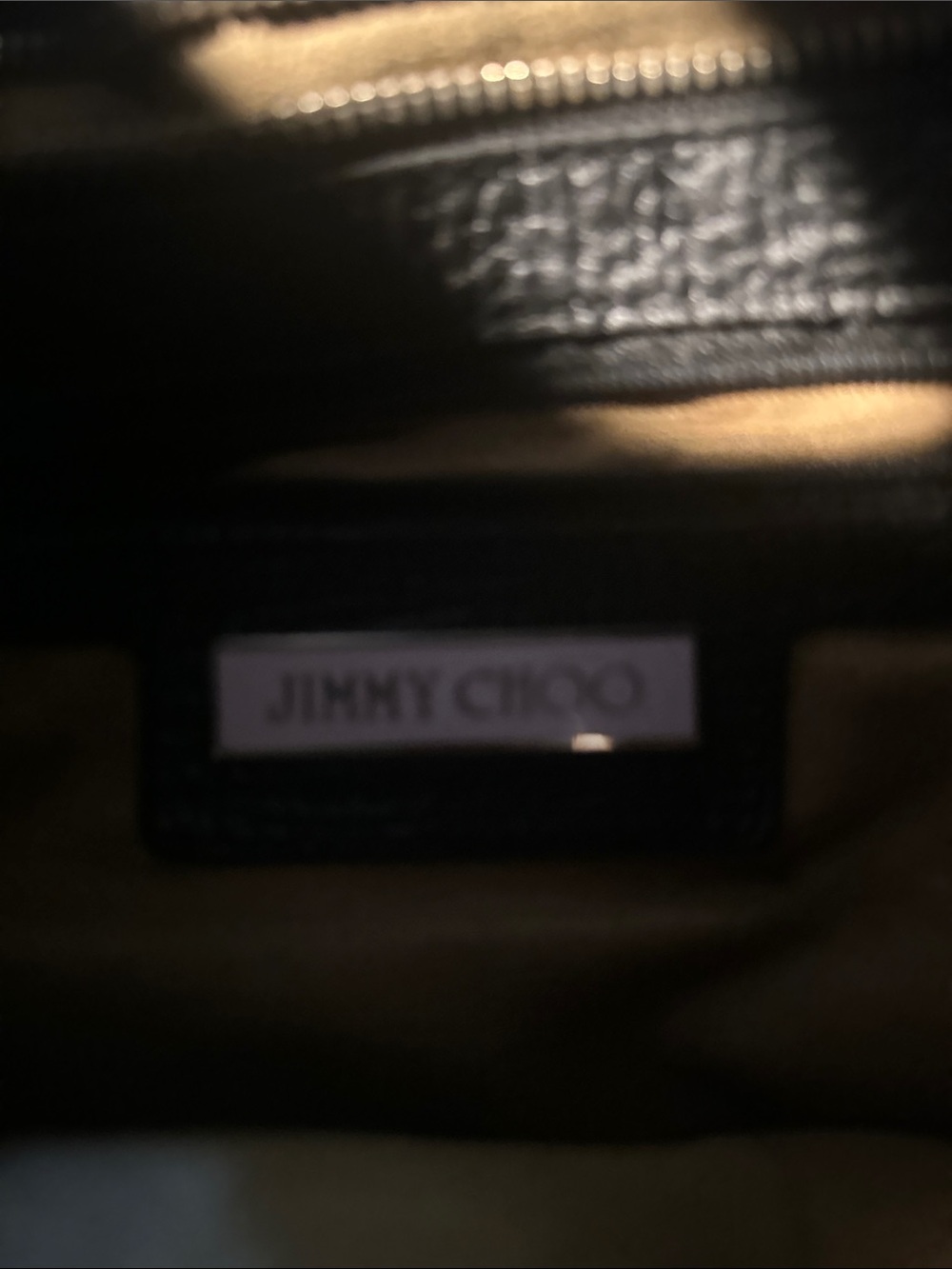 Jimmy Choo Bardia Black Leather Buckle-Accent Hobo Bag - Picture 7 of 10